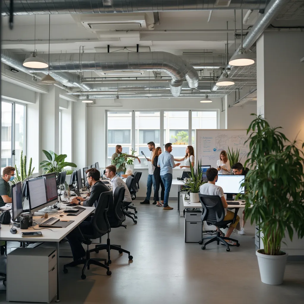 Espacio de trabajo colaborativo y moderno